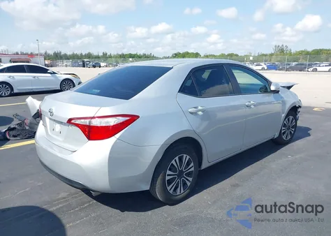 2016 Toyota Corolla L z USA, uszkodzony, nr VIN 5YFBURHE4GP416666